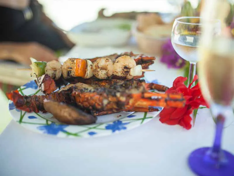 Barbecue préparé pendant une expérience Keishi Tours à Bora Bora